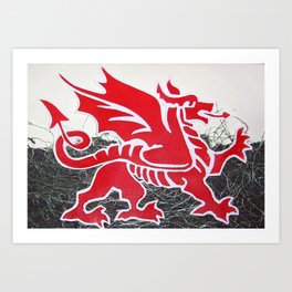 Cymru Art Print
