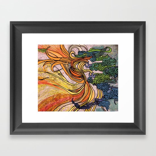 NINETEEN SEVENTY-SIX Framed Art Print