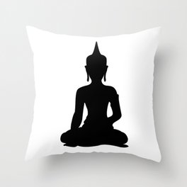 Simple Buddha Throw Pillow