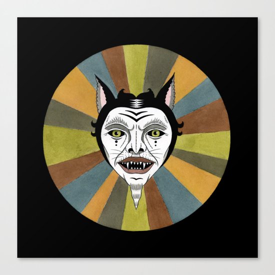 Cat Color Wheel No. 1 Canvas Print