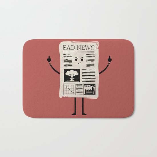 Bad News Bath Mat