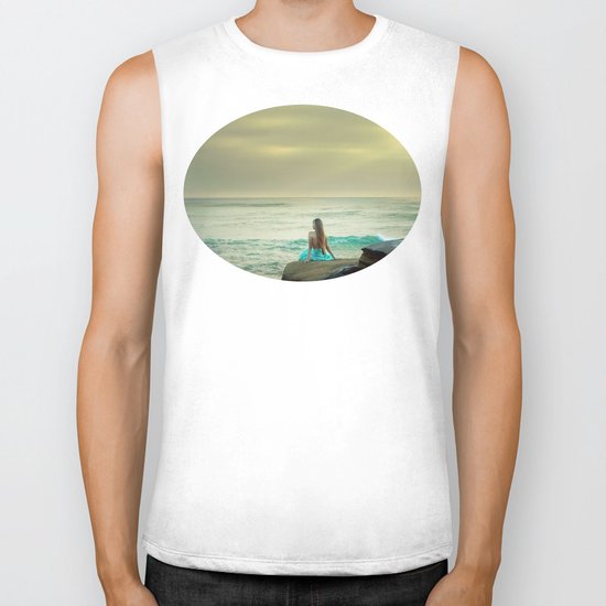 Little Mermaid Biker Tank