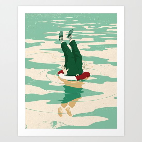 When helping goes bad Art Print