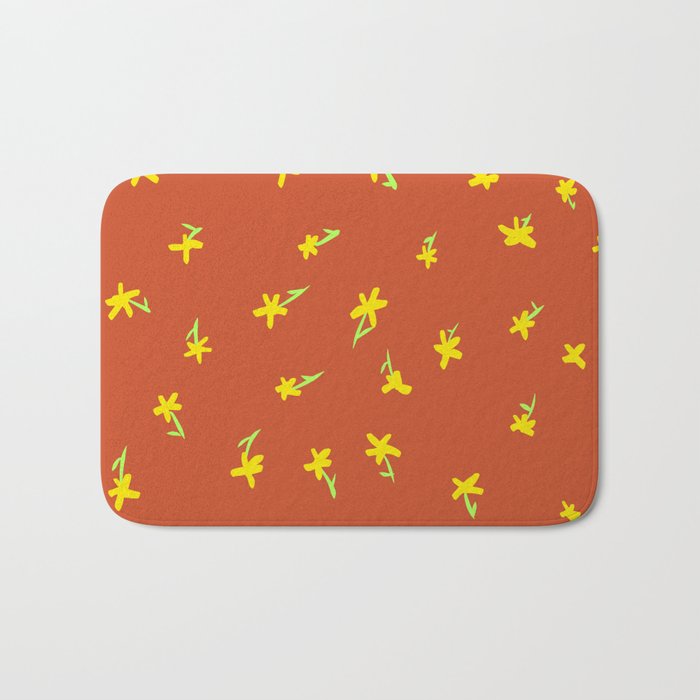 Old Lady Daffodil Bath Mat