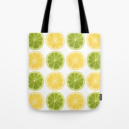 Lemon Lime Pattern Tote Bag