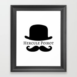Hercule Poirot Framed Art Print
