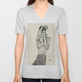 Egon Schiele  -  Zeichnungen II V Neck T Shirt