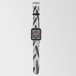 Watercolor Vines Grey Apple Watch Band