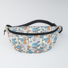 Tropical Floral Pelicano Ivory Fanny Pack