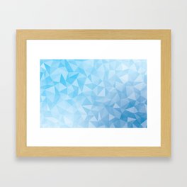 Crystal Blue Framed Art Print