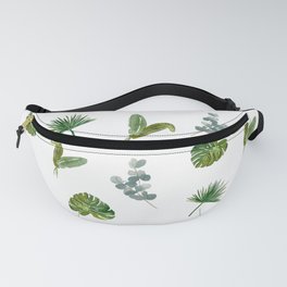 Palm leaves green seamless pattern Fanny Pack | Home, Coaster, Watercolor, Palmpillows, Palmcoaster, Palmstickers, Poster, Seamlesspattern, Cover, Palmaprons 