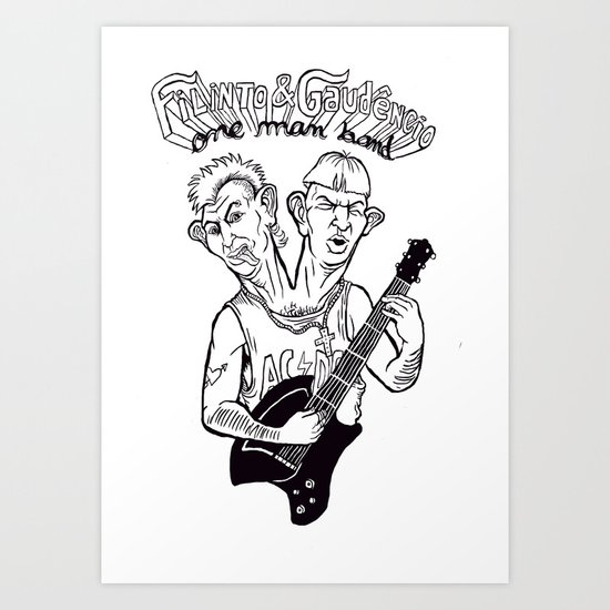 One man band Art Print