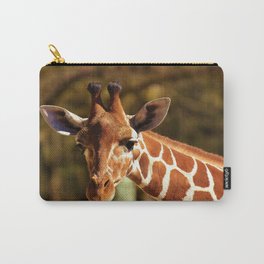 South Africa Photography - A Curious Girrafe Carry-All Pouch