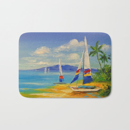 Morning in the Bahamas Bath Mat