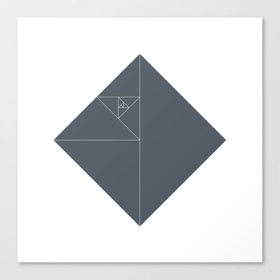 #51 Death star – Geometry Daily Canvas Print