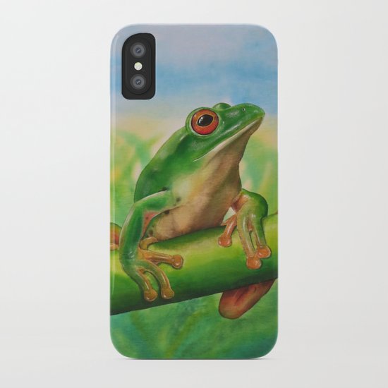 Green Treefrog iPhone Case