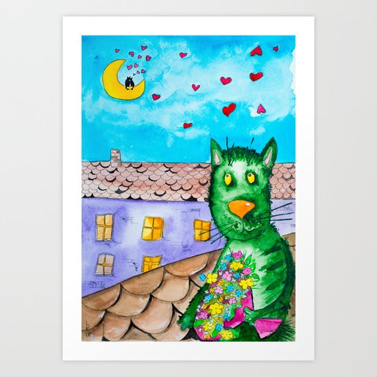 I'm going on date Art Print