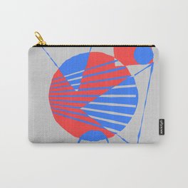 Stripes and punch holes -01B Carry-All Pouch