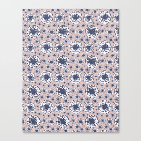 Candy Floral Pattern Canvas Print