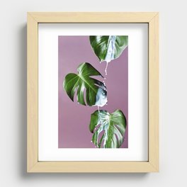 Plant & Milk Recessed Framed Print