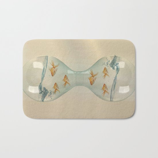 Hour Glass Goldfish Bath Mat