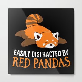 red panda Metal Print | Red Panda, Rocket, Comic, Drax, Raccoon, Graphicdesign, Panda, Cute, Coon, Bamboo 