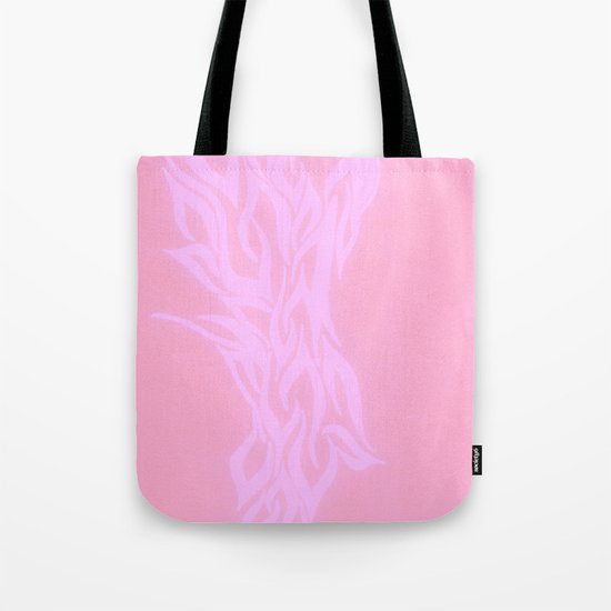 pink fire Tote Bag