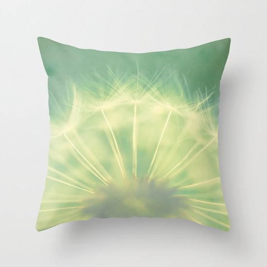 Green Throw Pillow