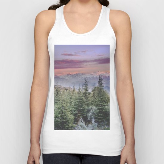 "Wildderness III". Adventure at the mountains... Unisex Tank Top