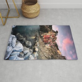 Dream evenings in Riomaggiore Area & Throw Rug