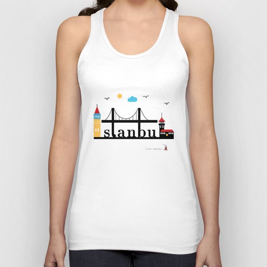 Istanbul. Unisex Tank Top