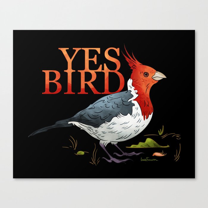 Yes Bird Canvas Print