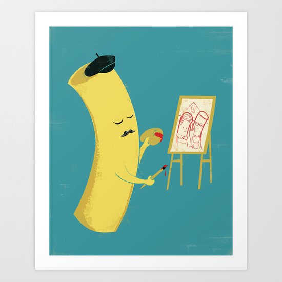 Macaroni Art Art Print