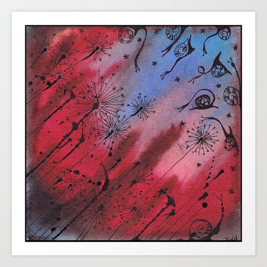 Нot evening Art Print