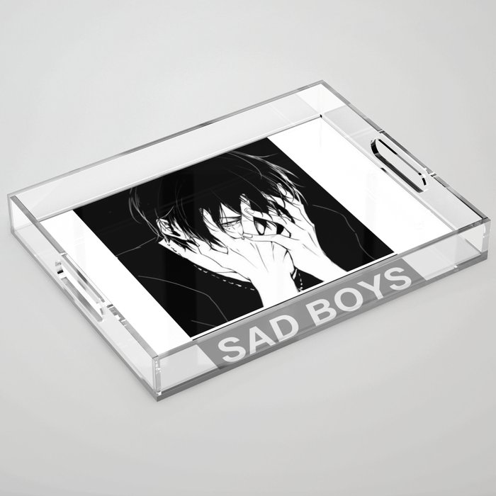 Sad Boys Sad Japanese Anime Aesthetic Acrylic Tray By Poser Boy Society6 Sad Boys Sad Japanese Anime Aesthetic Acrylic Tray By Poser Boy Society6