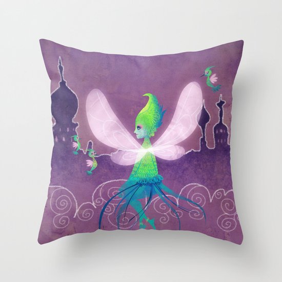 Toothiana Throw Pillow