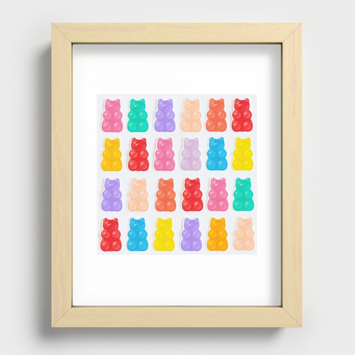 Gummy Bears Recessed Framed Print