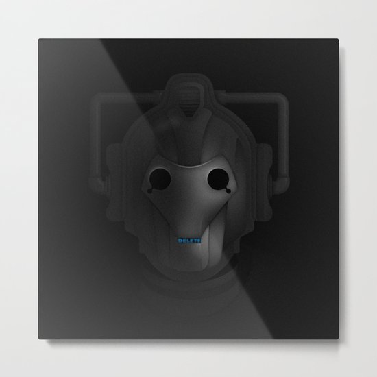 Delete Metal Print