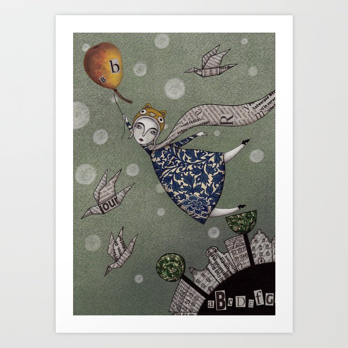 You can fly, Mary! Art Print