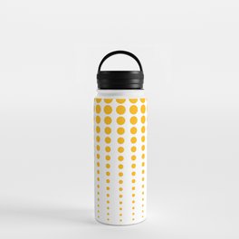 Orange and White Reduced Polka Dots Pattern Pairs Coloro 2022 Popular Color Nectar 033-74-41 Water Bottle
