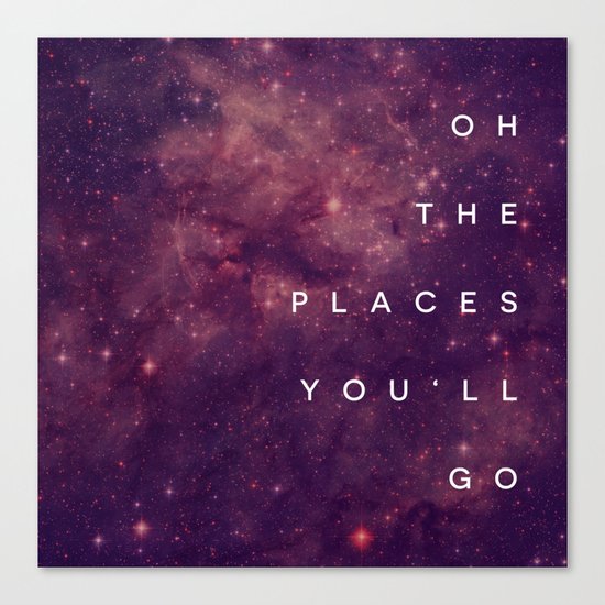 The Places You'll Go I Canvas Print