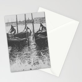 Gondolas and splashing water Stationery Card