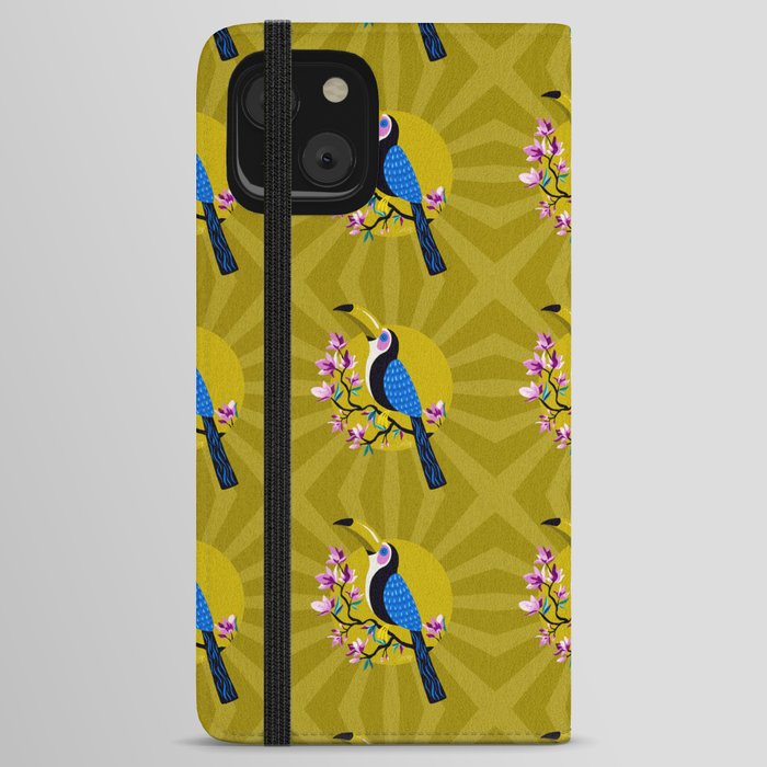 Tropical Toucan – Yellow iPhone Wallet Case
