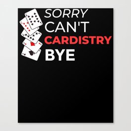 Cardistry Deck Card Flourish Trick Playing Cards Canvas Print