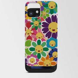 Flower Power Retro Style Hippy Flowers iPhone Card Case