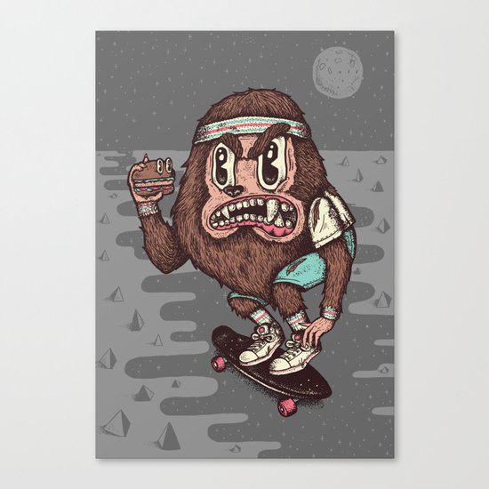 The Awesome Werewolf. Canvas Print