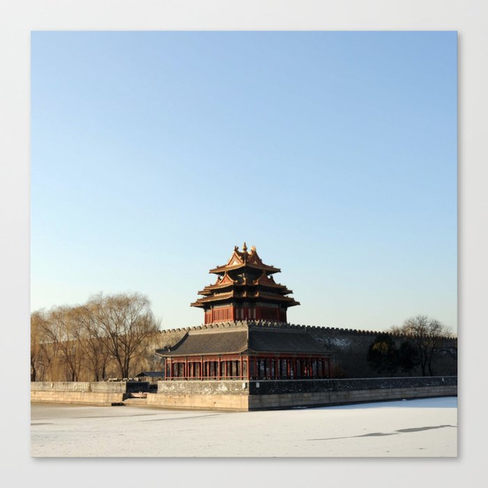 China Photography - Autumn At The Forbidden City In Beijing Canvas Print
