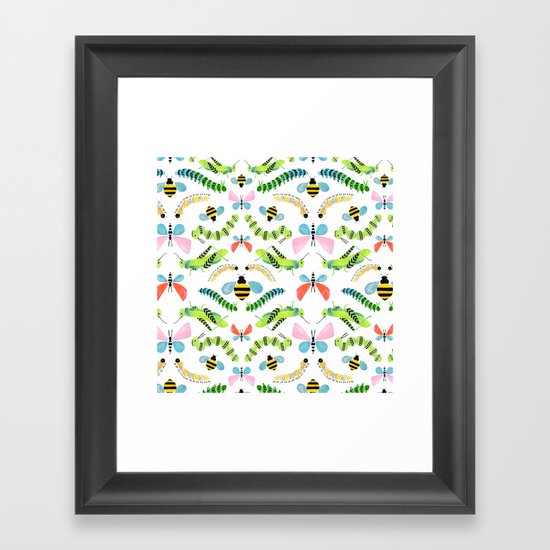 Caterpillars Framed Art Print