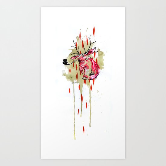 Jackalope Art Print