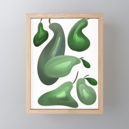 Passionate Pears Framed Mini Art Print
